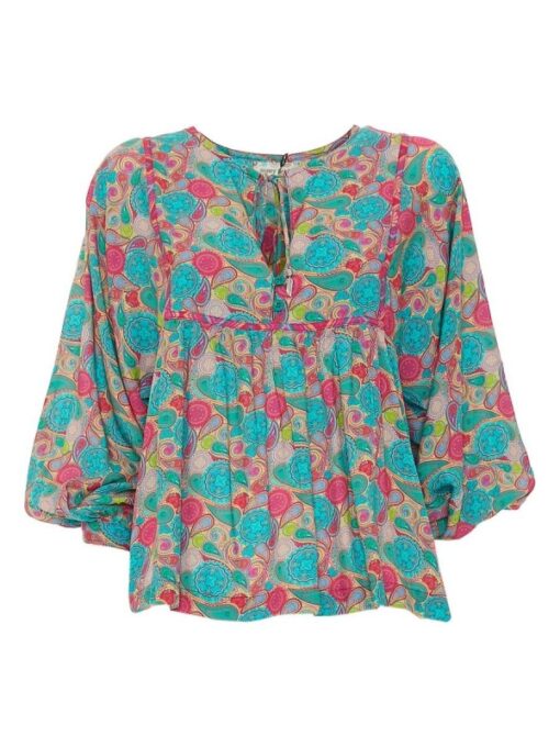 Μπλούζα "GUZMANIA BEACH" (boho top) - Image 3
