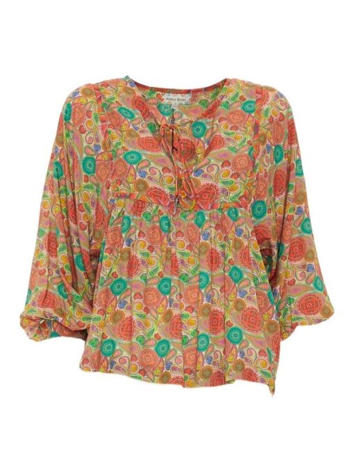 Μπλούζα "GUZMANIA BEACH" (boho top) - Image 4