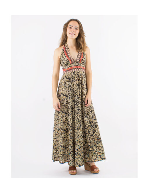 Boho μακρύ φόρεμα D1 - Image 3