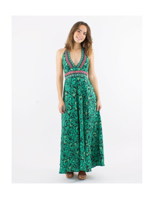 Boho μακρύ φόρεμα D1