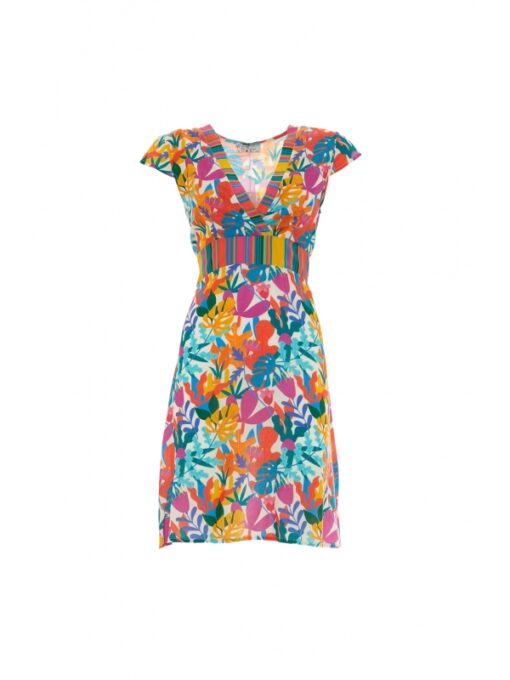 Φόρεμα "UNDERWATER STRIPES"( boho dress ) - Image 2