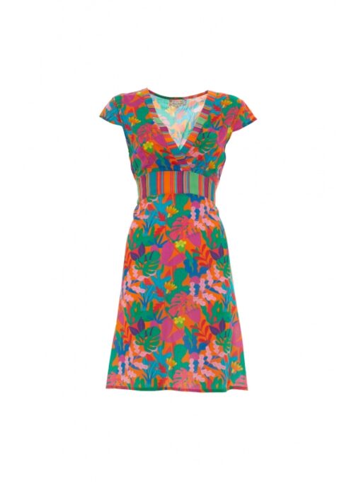Φόρεμα "UNDERWATER STRIPES"( boho dress ) - Image 3