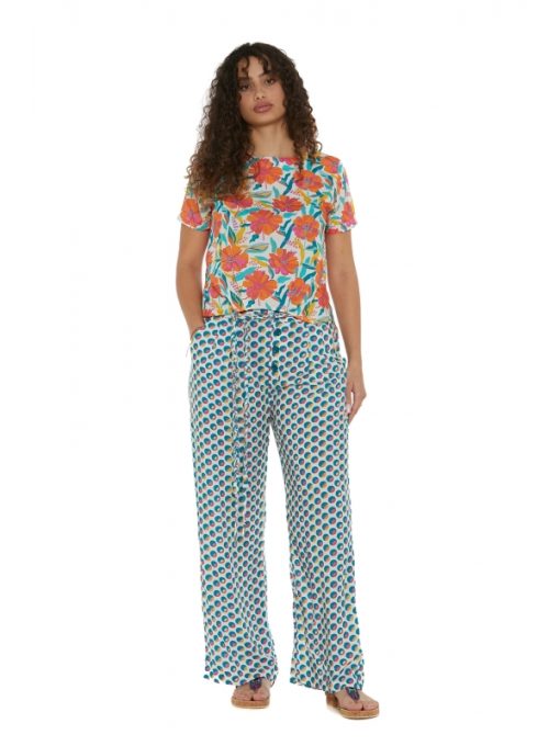 Μπλούζα "FLOWER PARADISE" ( boho top)