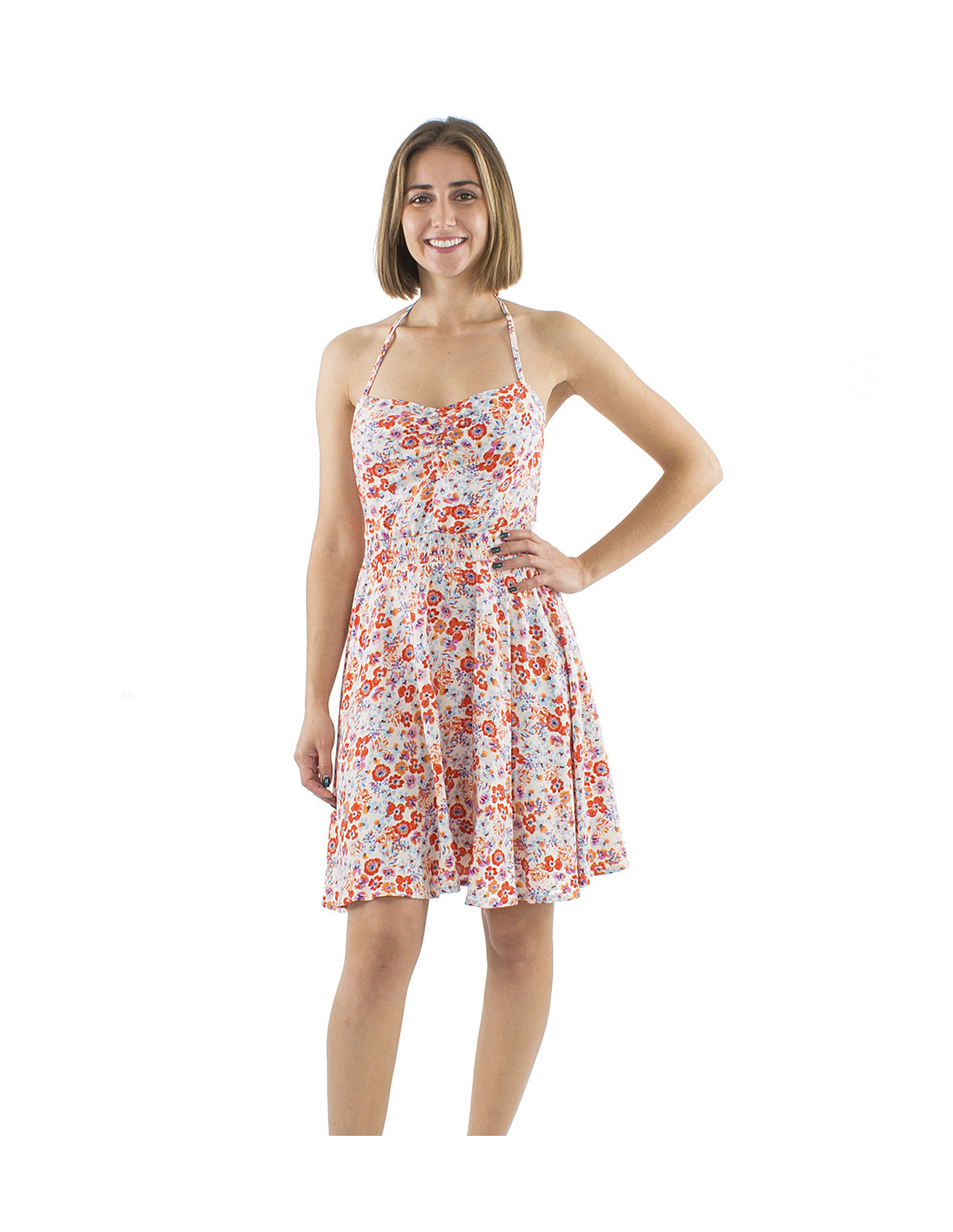 Κοντό φόρεμα "Μini floral" - Image 4