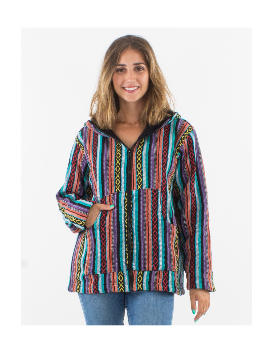 Μπουφάν υφαντό "Inca spirit jacket" No2