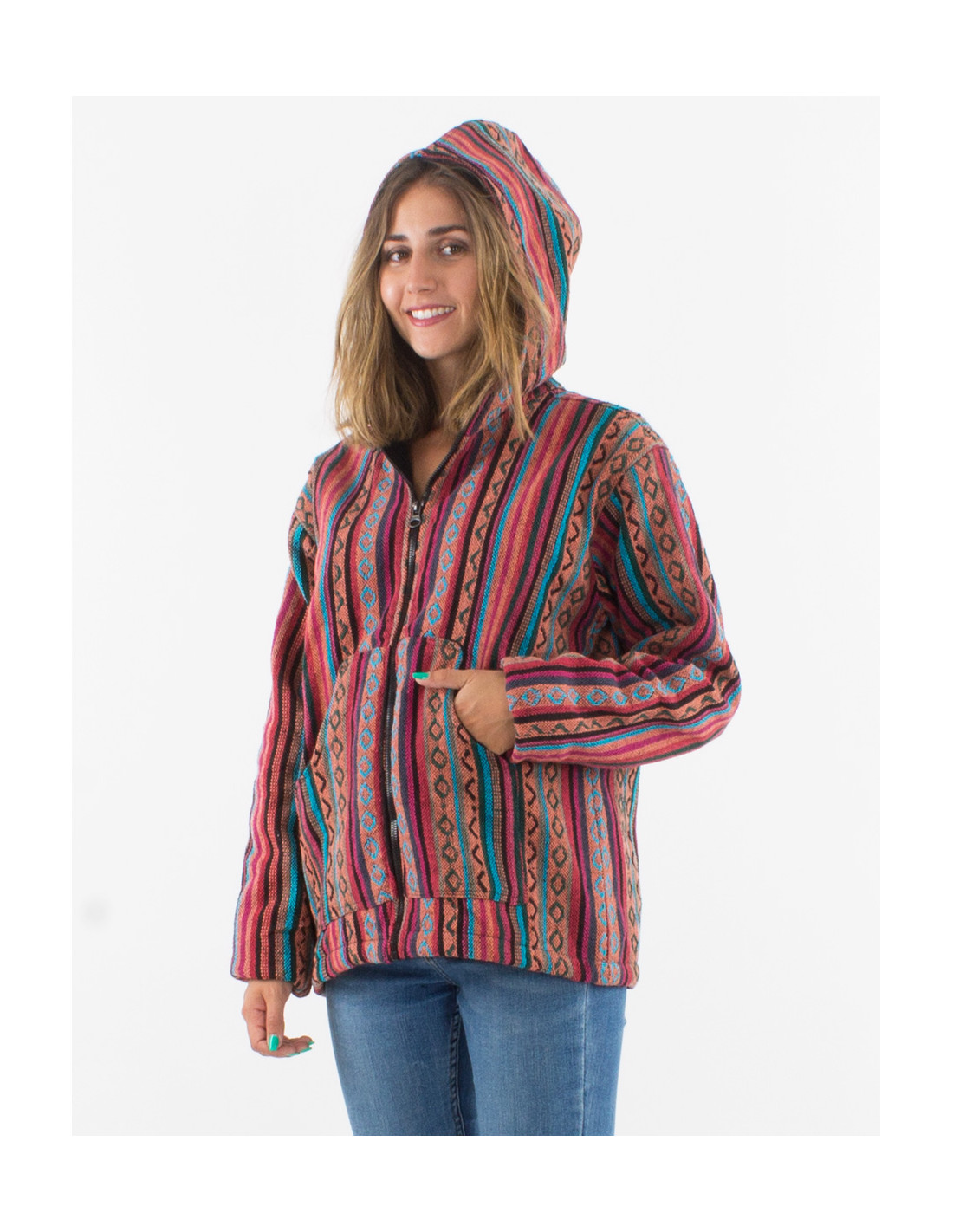 Μπουφάν υφαντό "Inca spirit jacket" No2 - Image 7