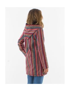 Μπουφάν μακρύ υφαντό "Inca spirit jacket" No1 - Image 3